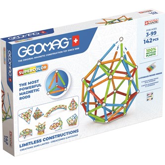 Geomag Supercolor, kierrätysmuovia, 142 osaa