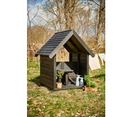 Croft leikkimökki väliseinällä