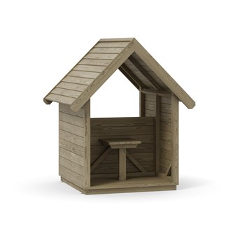 Croft leikkimökki väliseinällä