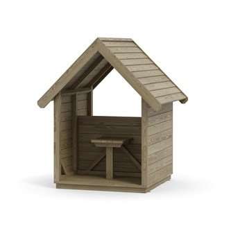 Croft leikkimökki väliseinällä