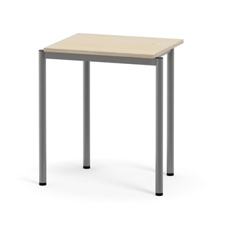 Multiflex BX pöytä HPL 50x60 cm, pinottava, hopea jalusta