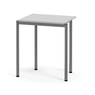 Multiflex BX pöytä HPL 50x60 cm, pinottava, hopea jalusta