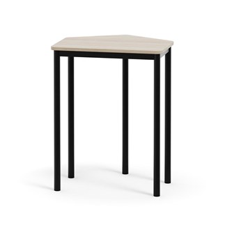 12:38 FSC BX HT 5-kulmainen pöytä, 70x60 cm, musta jalusta