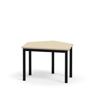 12:38 FSC BX HT 5-kulmainen pöytä, 70x60 cm, musta jalusta