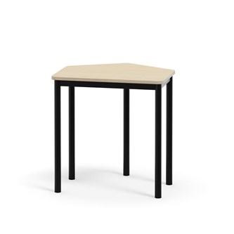 12:38 FSC BX HT 5-kulmainen pöytä, 70x60 cm, musta jalusta