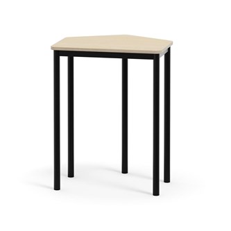 12:38 FSC BX HT 5-kulmainen pöytä, 70x60 cm, musta jalusta