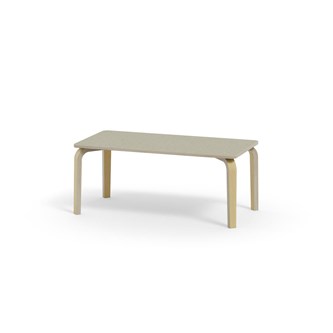 Arcus -pöytä, linoleum, koivu, 120x60 cm