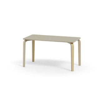 Arcus -pöytä, linoleum, koivu, 120x60 cm