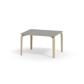 Arcus -pöytä, linoleum, koivu, 100x80 cm