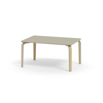Arcus -pöytä, linoleum, koivu, 120x80 cm