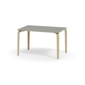 Arcus -pöytä, linoleum, koivu, 120x80 cm