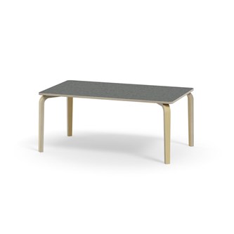 Arcus -pöytä, linoleum, koivu, 140x80 cm