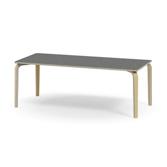 Arcus -pöytä, linoleum, koivu, 180x80 cm