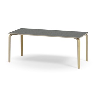 Arcus -pöytä, linoleum, koivu, 180x80 cm