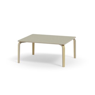 Arcus -pöytä, linoleum, koivu, 100x120 cm