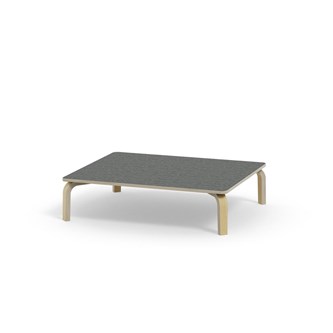 Arcus -pöytä, linoleum, koivu, 100x120 cm