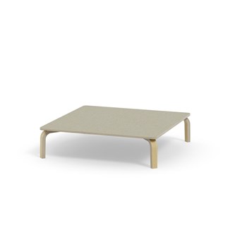 Arcus -pöytä, linoleum, koivu, 120x120 cm