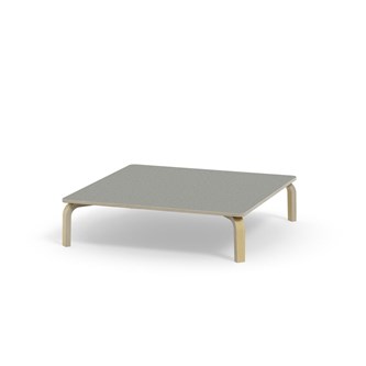 Arcus -pöytä, linoleum, koivu, 120x120 cm