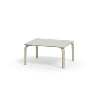 Arcus pöytä HPL 100x80 cm, kuultovalkoinen
