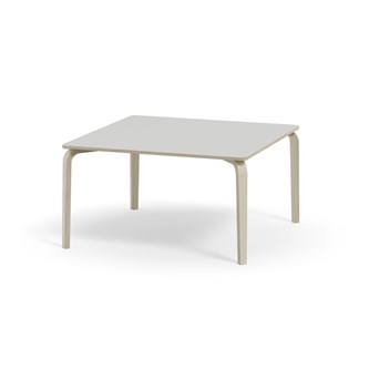 Arcus FSC pöytä HPL 120x120 cm, kuultovalkoinen