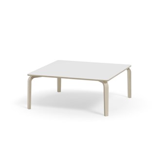 Arcus FSC pöytä HPL 120x120 cm, kuultovalkoinen