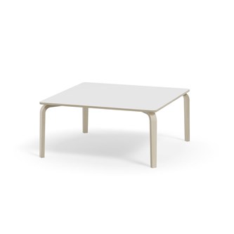 Arcus FSC pöytä HPL 120x120 cm, kuultovalkoinen