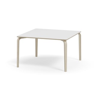 Arcus FSC pöytä HPL 120x120 cm, kuultovalkoinen