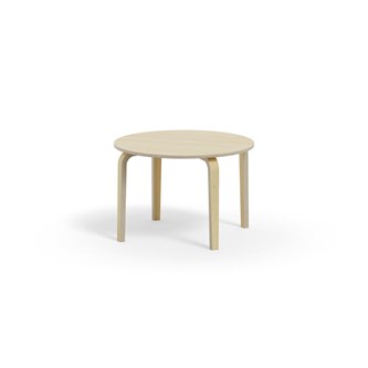 Arcus -pöytä, akustik laminaatti, koivu, Ø 90 cm