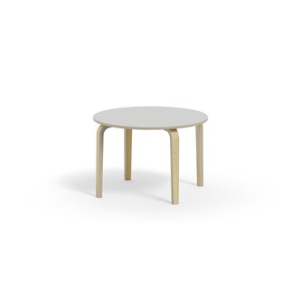 Arcus -pöytä, akustik laminaatti, koivu, Ø 90 cm