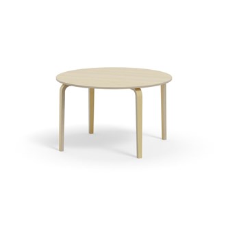 Arcus pöytä HPL Ø 120 cm, koivu