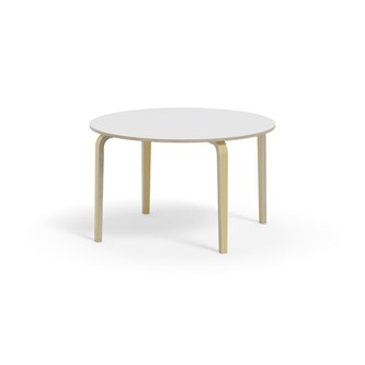 Arcus pöytä HPL Ø 120 cm, koivu
