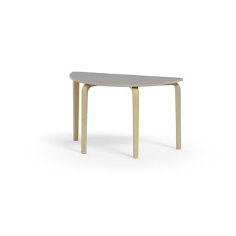 Arcus pöytä laminaatti puolipyöreä 120-60 cm, koivu