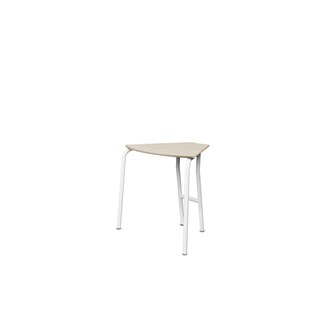 Divis -pöytä, vaneria/HPL, valkoinen jalusta