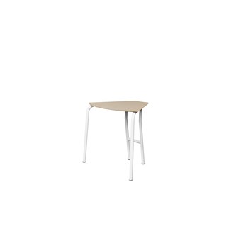 Divis -pöytä, vaneria/HPL, valkoinen jalusta