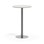 Pilastro pilaripöytä BX ø 70 cm akustik laminaatti, hopea jalusta
