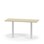 Pilastro FSC pilaripöytä BX 120x50 cm akustik laminaatti, valkoinen jalusta