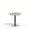 Pilastro pilaripöytä BX ø 70 cm akustik linoleum, hopea jalusta