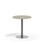 Pilastro pilaripöytä BX ø 70 cm akustik linoleum, hopea jalusta