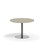 Pilastro pilaripöytä BX ø 90 cm akustik linoleum, hopea jalusta