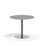 Pilastro pilaripöytä BX ø 90 cm akustik linoleum, hopea jalusta