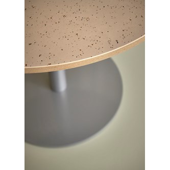 Pilastro pilaripöytä BX ø 90 cm akustik linoleum, hopea jalusta