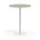 Pilastro pilaripöytä BX ø 90 cm akustik linoleum, valkoinen jalusta