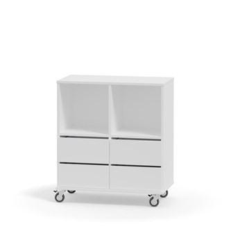 Svea säilytin, 4 laatikkoa, 2 lokeroa, K90 cm RM