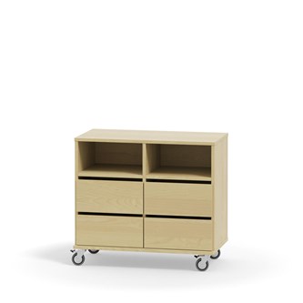 Svea säilytin, 4 laatikkoa, 2 pientä lokeroa, K72 cm RM