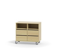 Svea säilytin, 4 laatikkoa, 2 pientä lokeroa, K72 cm RM