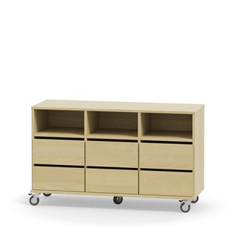 Svea säilytin, 6 laatikkoa, 3 pientä lokeroa, K72 cm RM