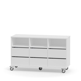 Svea säilytin, 6 laatikkoa, 3 pientä lokeroa, K72 cm RM