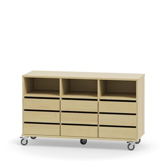 Svea säilytin, 9 pientä laatikkoa, 3 pientä lokeroa, K72 cm RM