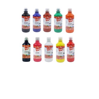 Akryyliväri Scola, 10 x 500 ml