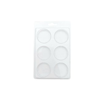 Vesiväripaletti Ø 30 mm kannella, tyhjä 12 reikää